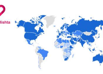 اب آپ 78ممالک سے رشتے ڈھونڈسکتے ہیں،             ’دل کا رشتہ‘ایپ بین الاقوامی سطح پر بھی لا نچ ہو گئی