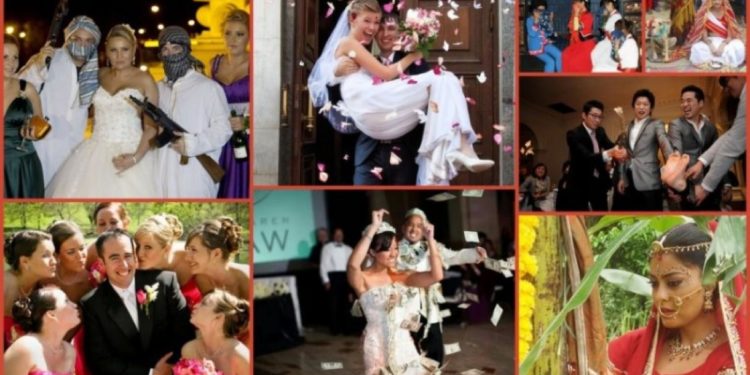 مختلف ممالک میں رائج شادی کی عجیب و غریب رسومات 1 مختلف ممالک میں رائج شادی کی عجیب و غریب رسومات