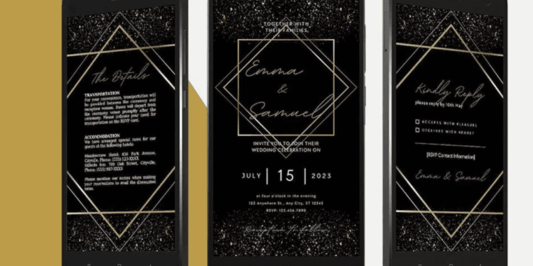 Create Stunning Digital Wedding Invitations